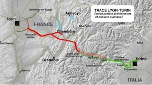 La liaison ferroviaire Lyon Turin remise en cause.